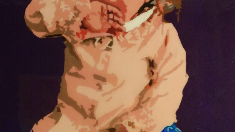 Commision Piece Finished,client Very Happy. Berthday Pressie For Herself Of Her Neice.asked For Her Comments :"Loved The Painting & Real Good Image Of My Neice.Fell Ion Love With The Painting - RS ". You Can't Get Any Better Compliment Than That Eh? Edwin